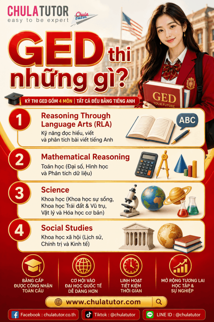 GED thi những gì?