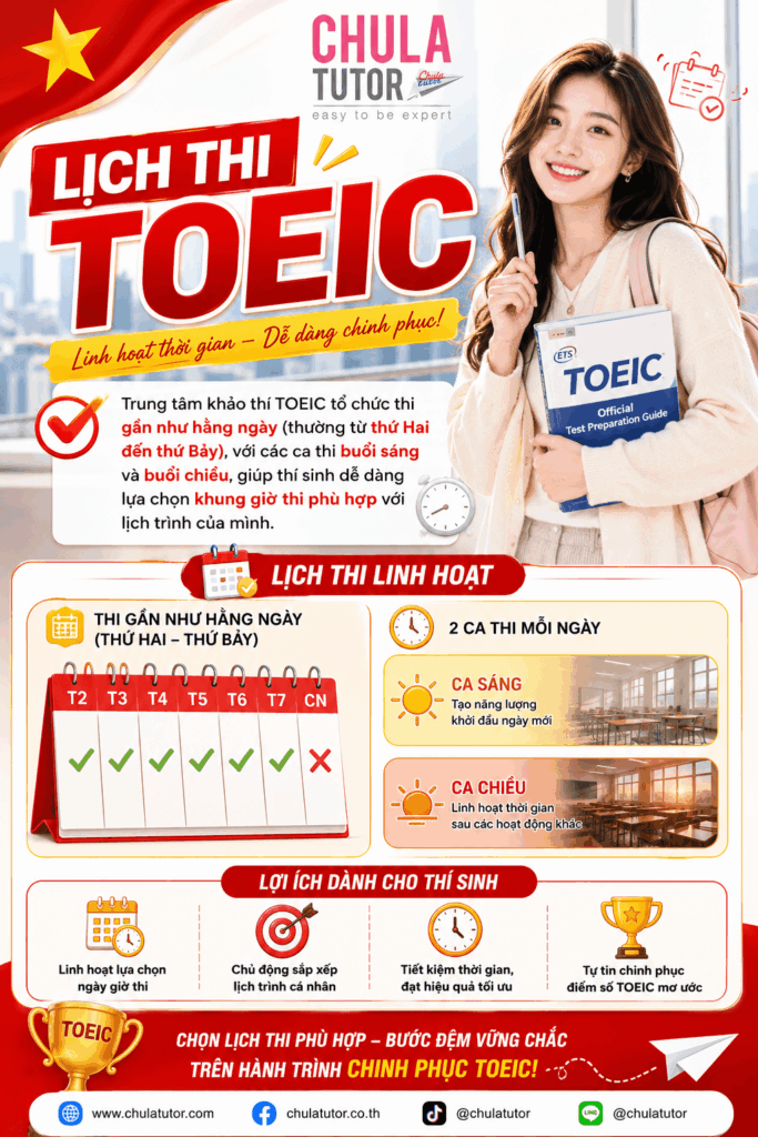 Lịch thi TOEIC