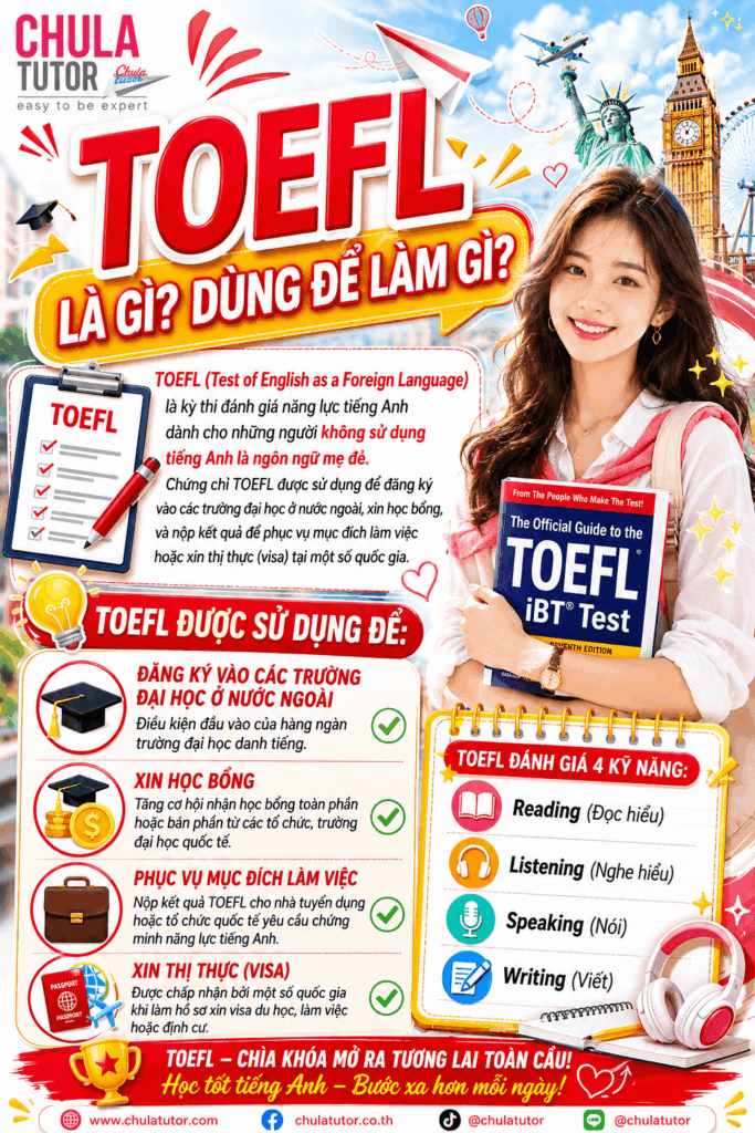 TOEFL là gì? Dùng để làm gì